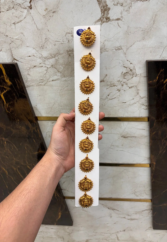 Antique Lakshmi  Jada Bila 9 Pcs set