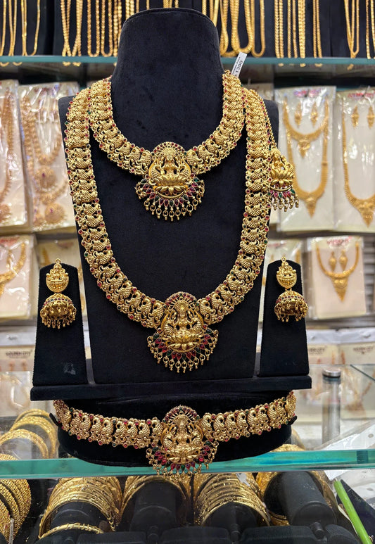 Antique Laxmi Design Bridal Set