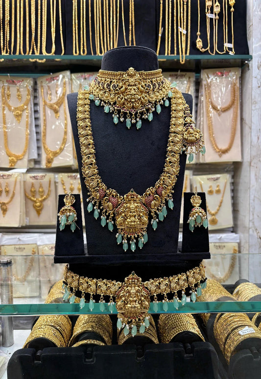 Antique Pastel Green Choker Set