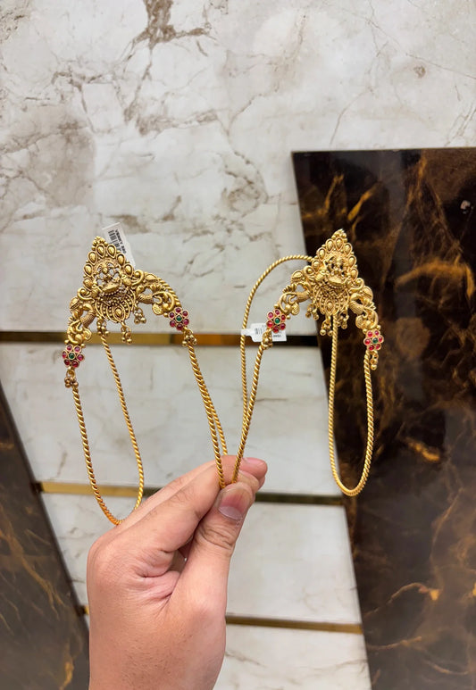 Antique Venky Pair Gold Beats