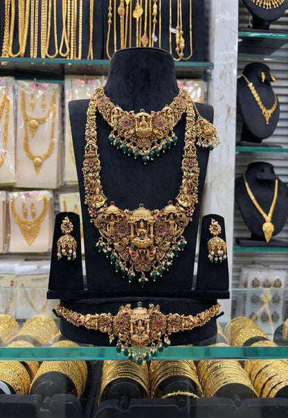 Antique Trending Design Bridal Set Green Beats