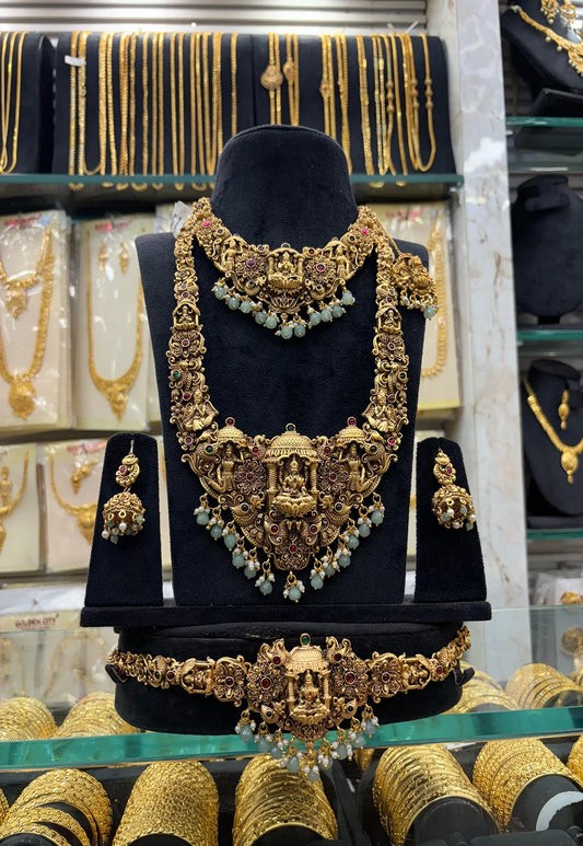 New Heavy Antique Work Bridal Set