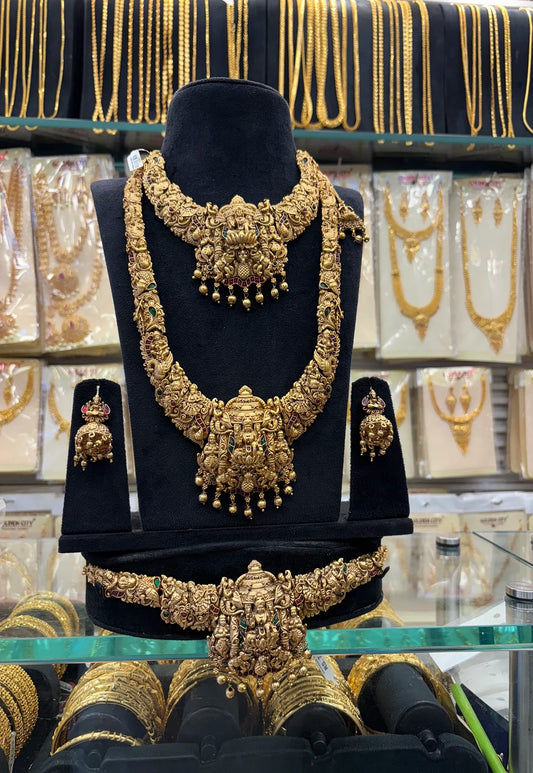 Premium antique work Bridal Set