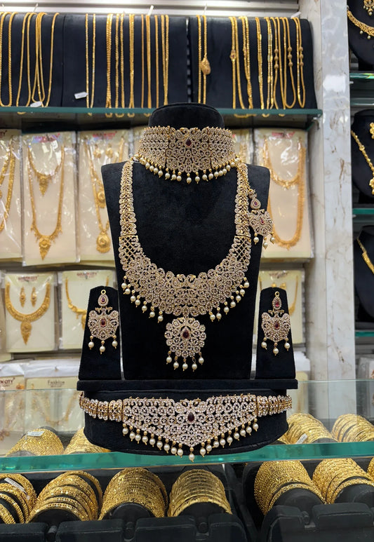 Stone Work Choker Bridal Set