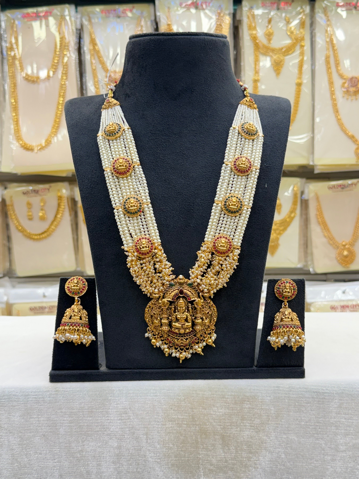 Traditional Cream Beads Haram