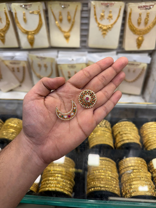 Multi Stone Sun & Moon Bila