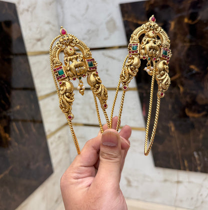 Antique Venky Pair Gold Beats