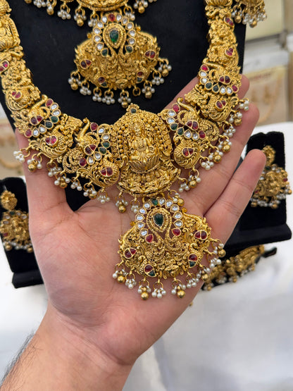 Antique Lakshmi Design Bridal  Set