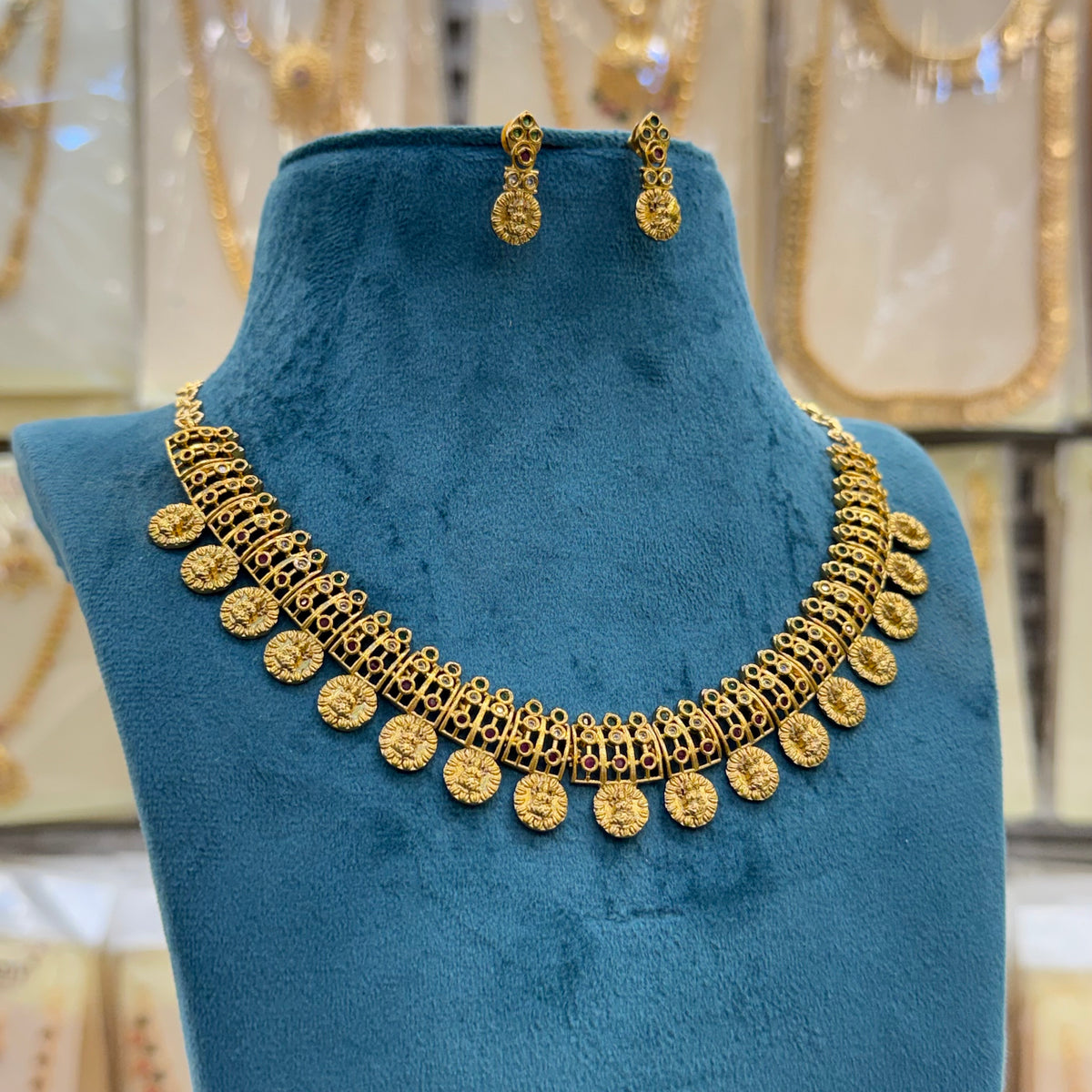 Golden Grace Kasimalai Necklace