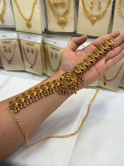 Antique  Gold Beats Hip Chain