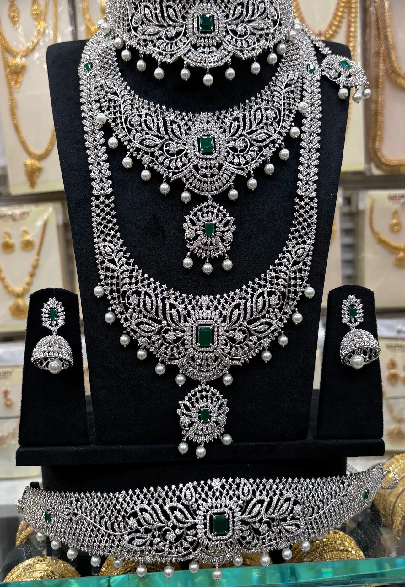 A.D Green Stone Set with Hipbelt