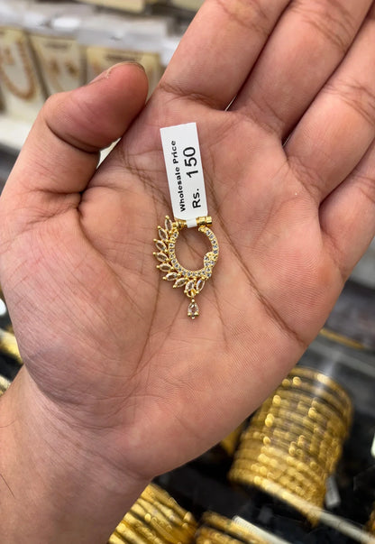 A.D Stone Gold Nose Ring