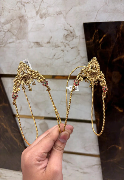 Antique Venky Pair Gold Beats