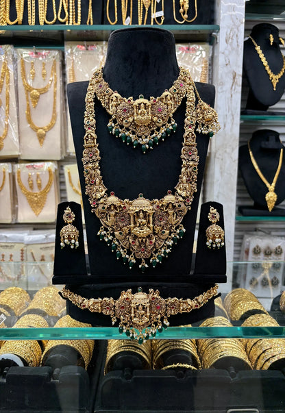 Antique Trending Design Bridal Set Green Beats