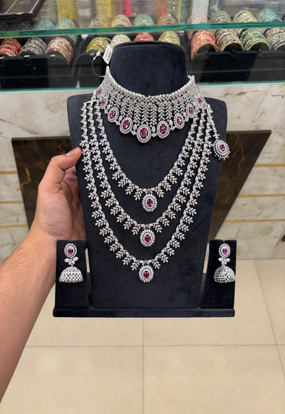 Nayantara Inspire A.D Pink Stone Set