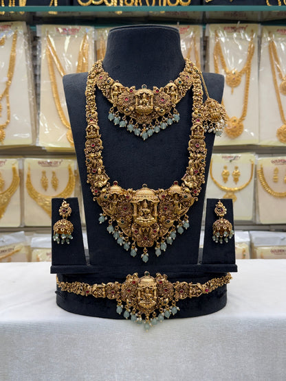 Heavy Antique Bridal Set Pastel Beats