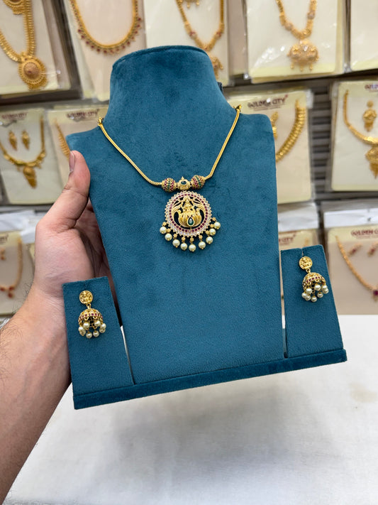 Antique Lakshmi pendant Necklace