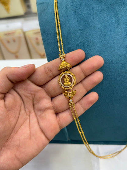 Antique Lakshmi Two Layer Chain