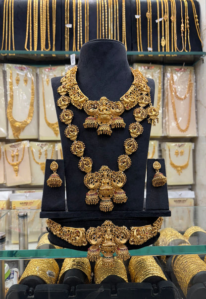 Antique Deep Work Bridal Set