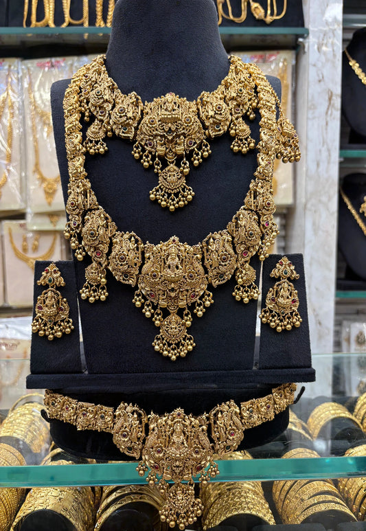 Antique Work 3D Design Bridal Set