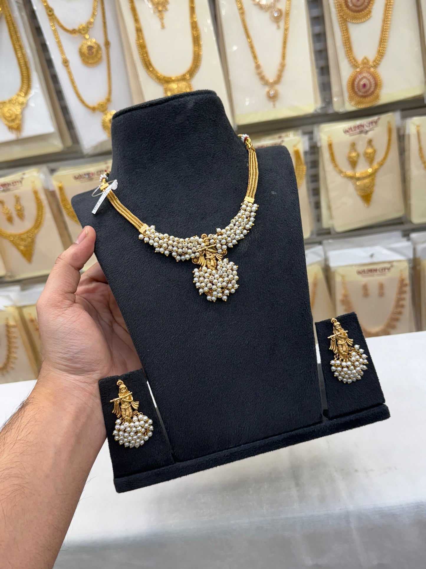 Pearl Work Premium Necklace