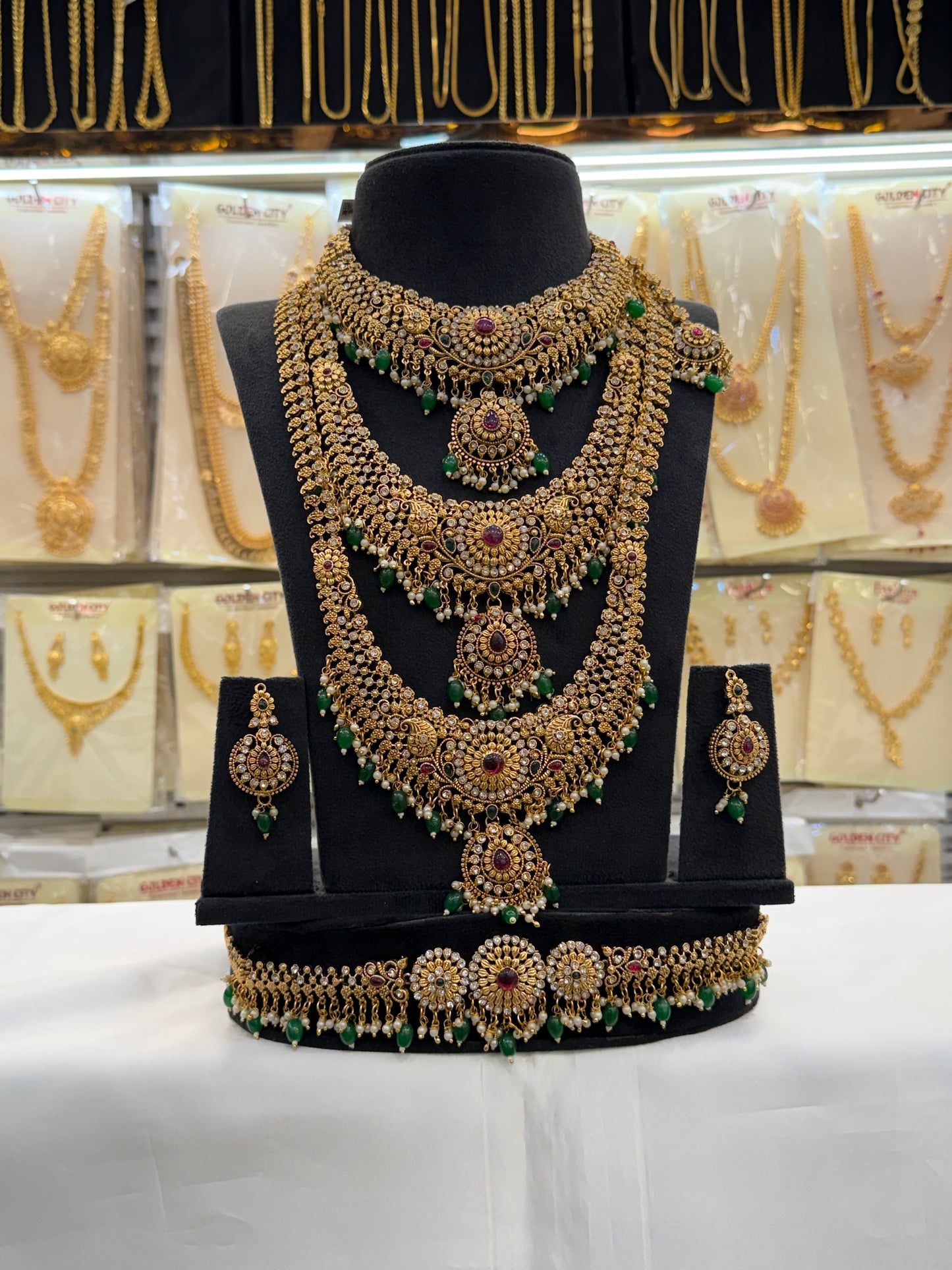 Green Beats 3 Step Bridal Set