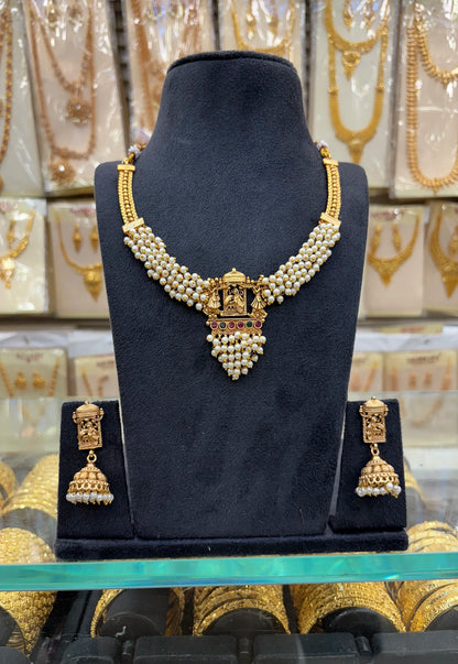 Pearl Work Premium Necklace