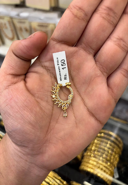 A.D Stone Gold Nose Ring