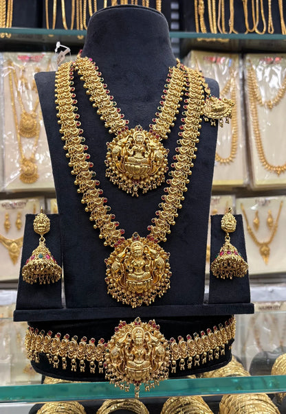 Antique work Laxmi dollar Design Bridal Set