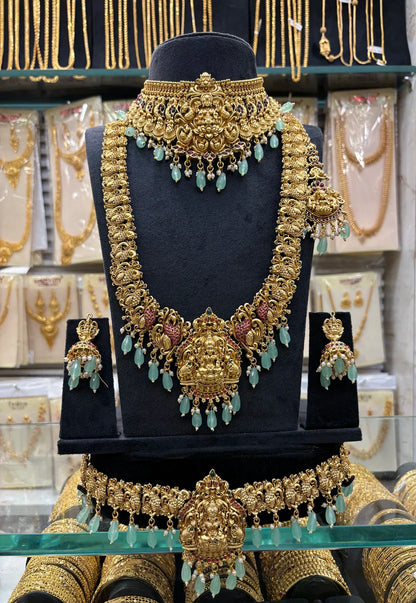 Antique Pastel Green Choker Set