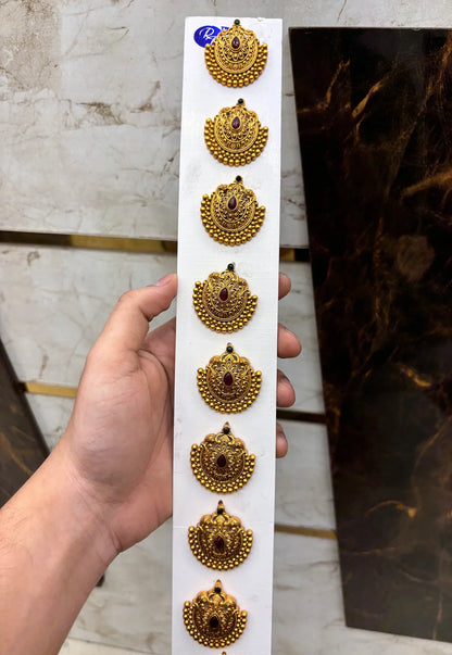 Antique Temp Stone Jada Bila 9 Pcs Set