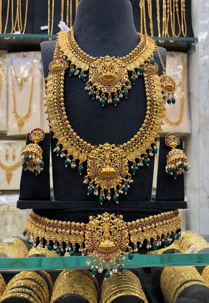 Kasimalai Bridal Set Green Beats