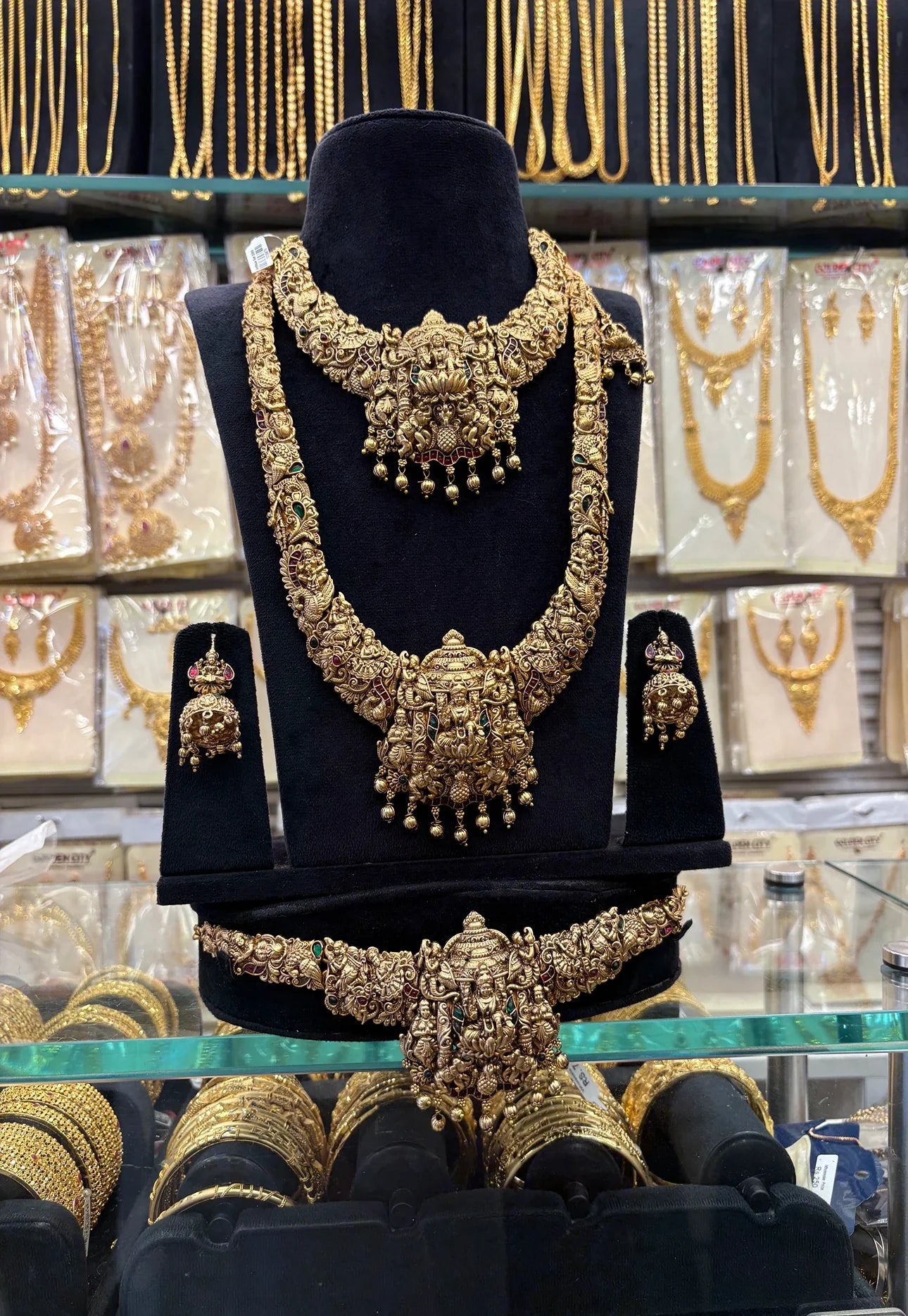 Premium antique work Bridal Set