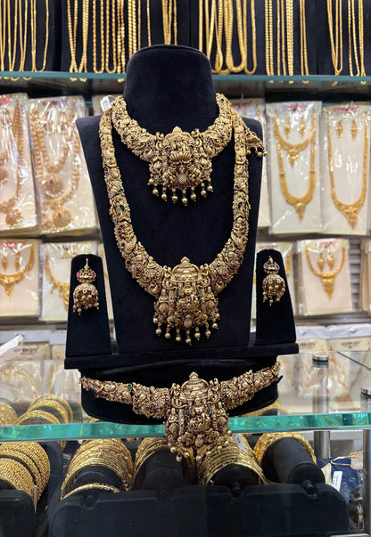 Premium antique work Bridal Set