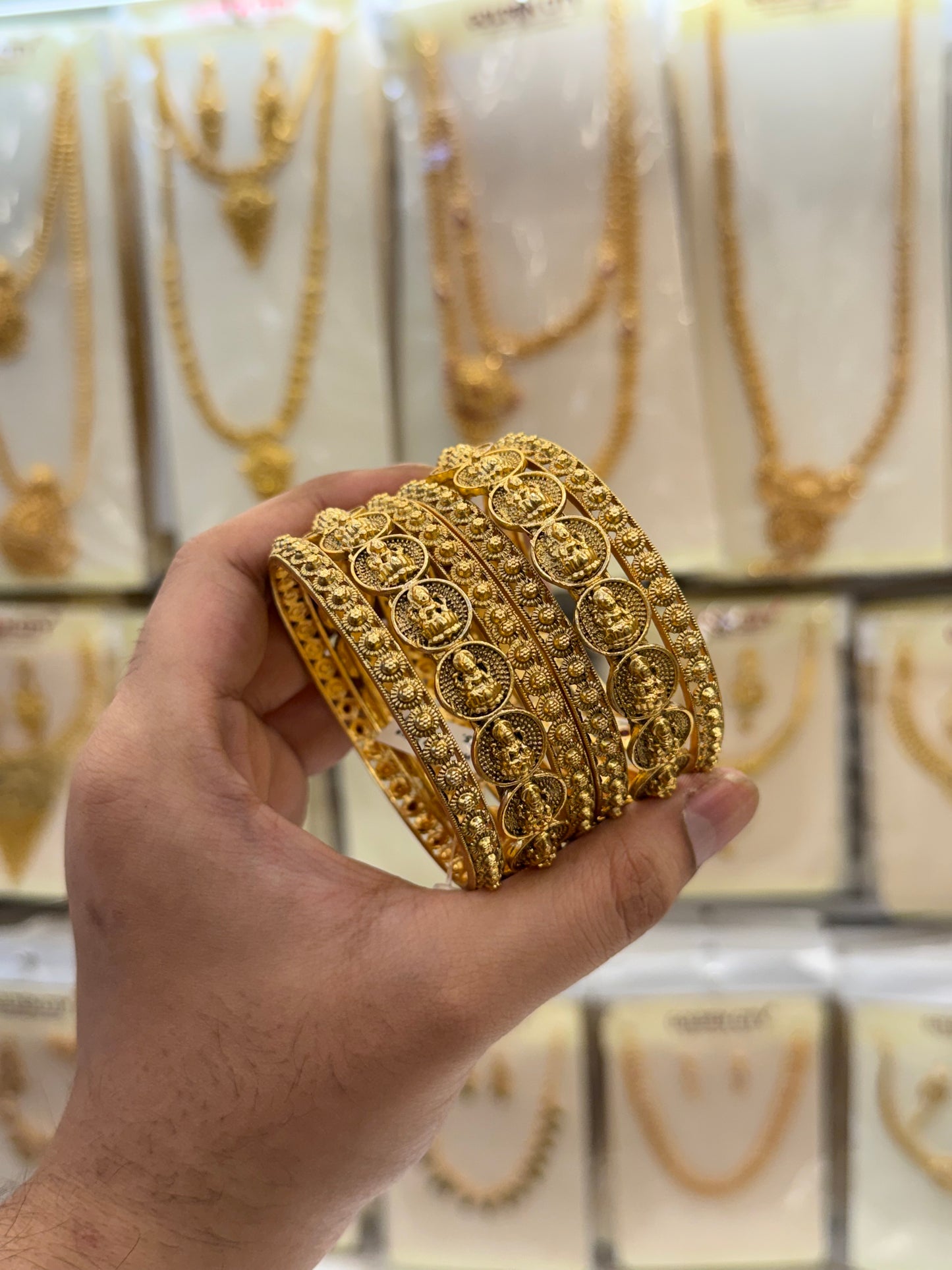 Kasimalai Lakshmi Coin Bangle