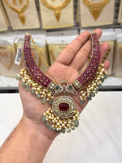 Victorian Pastel Beats Necklace