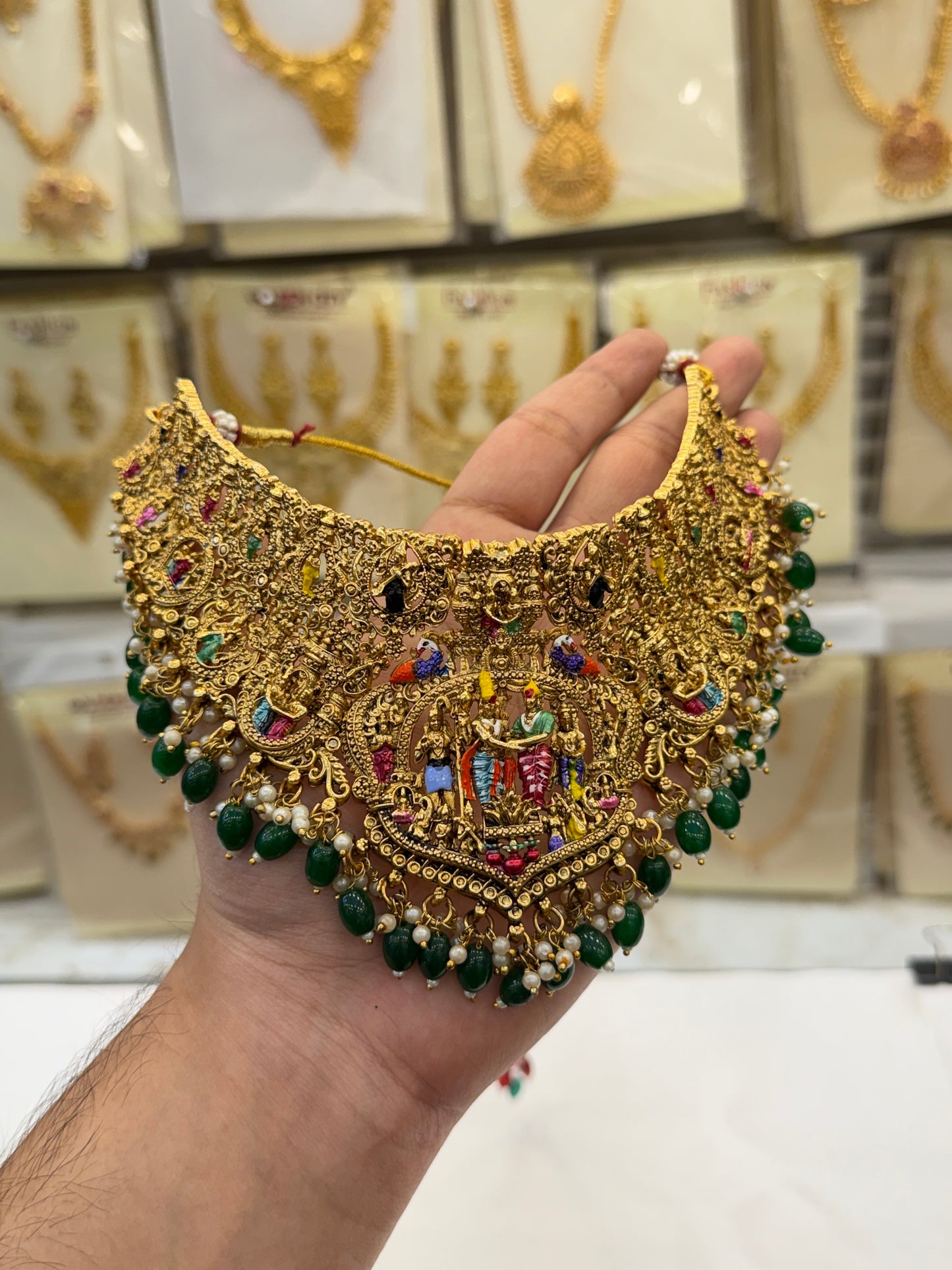 Grand Enamel Choker Combo Set
