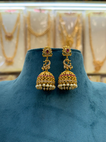 Classic Stone Jhumki