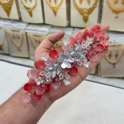 Red Crystal Hair Accessories
