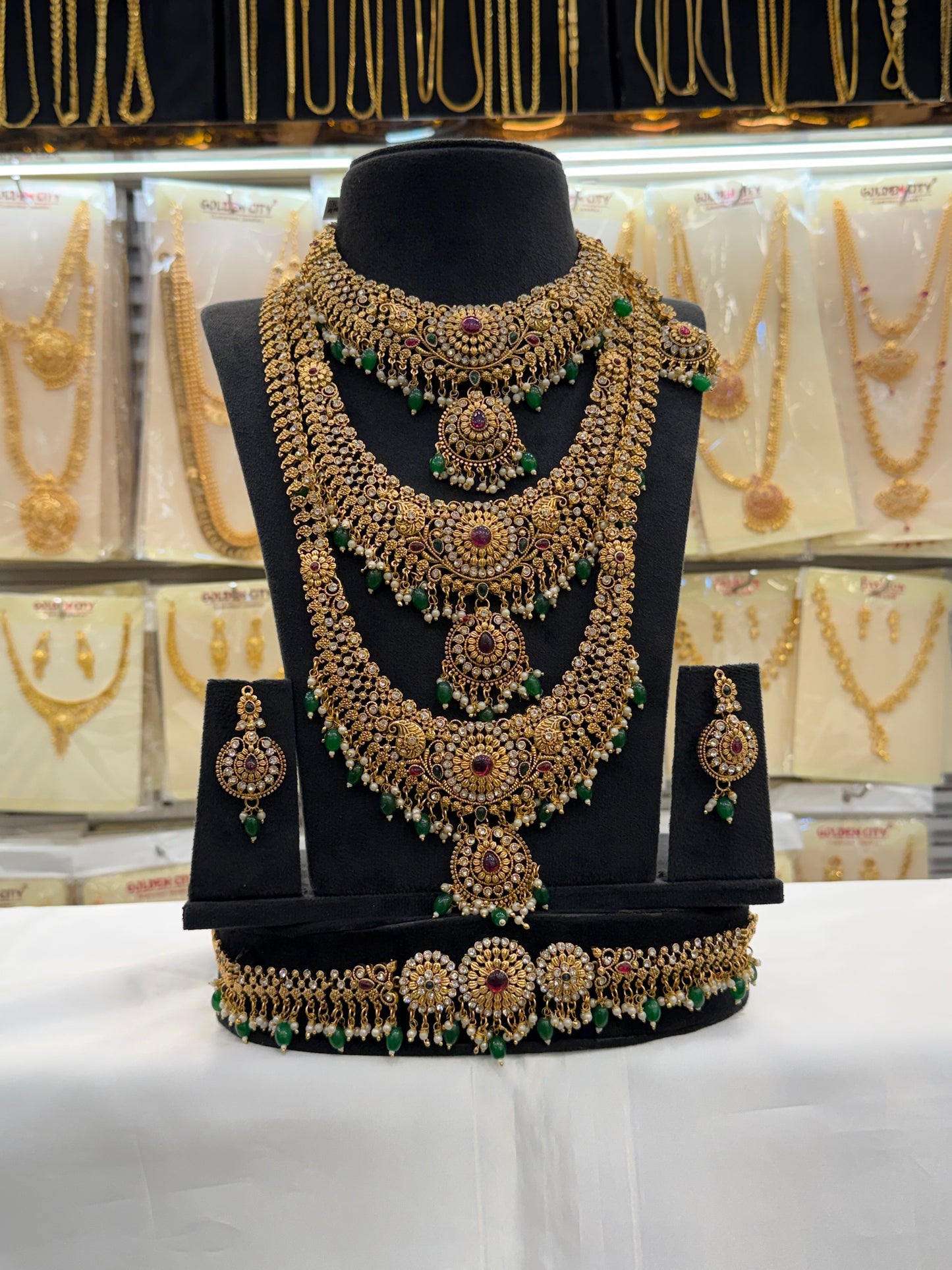 Green Beats 3 Step Bridal Set