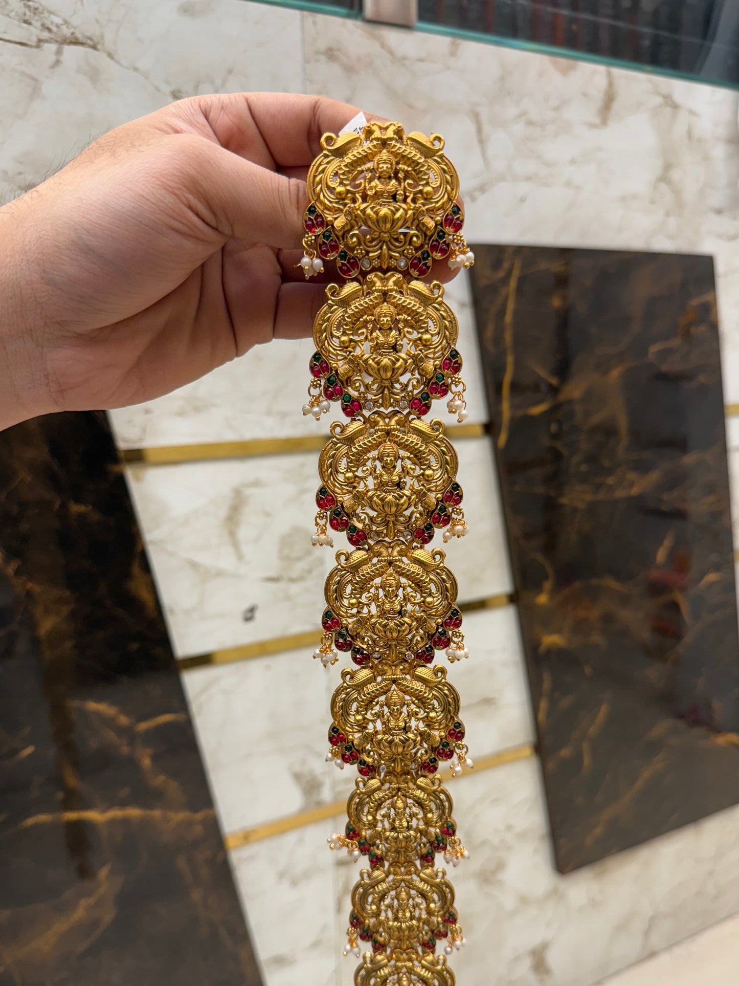 Three Step Gold Beats Bridal Set