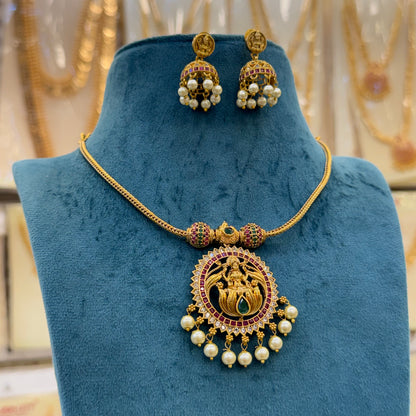 Antique Lakshmi pendant Necklace