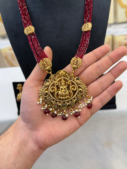 Elegant Pink Beads Haram
