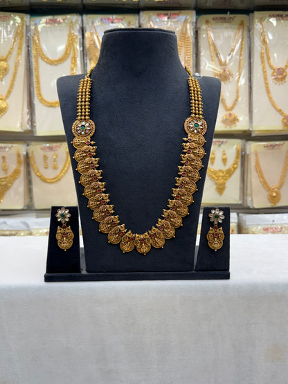 Kasi Malai Lakshmi Coin Antique Haram