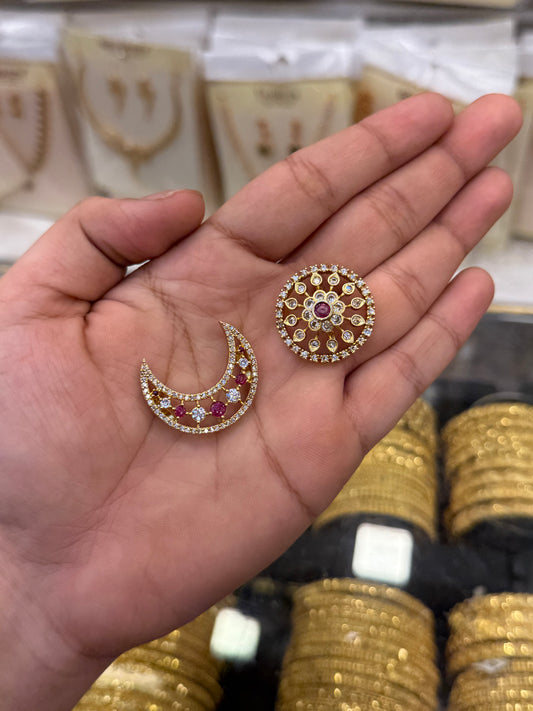 Ruby Stone Sun & Moon Bila
