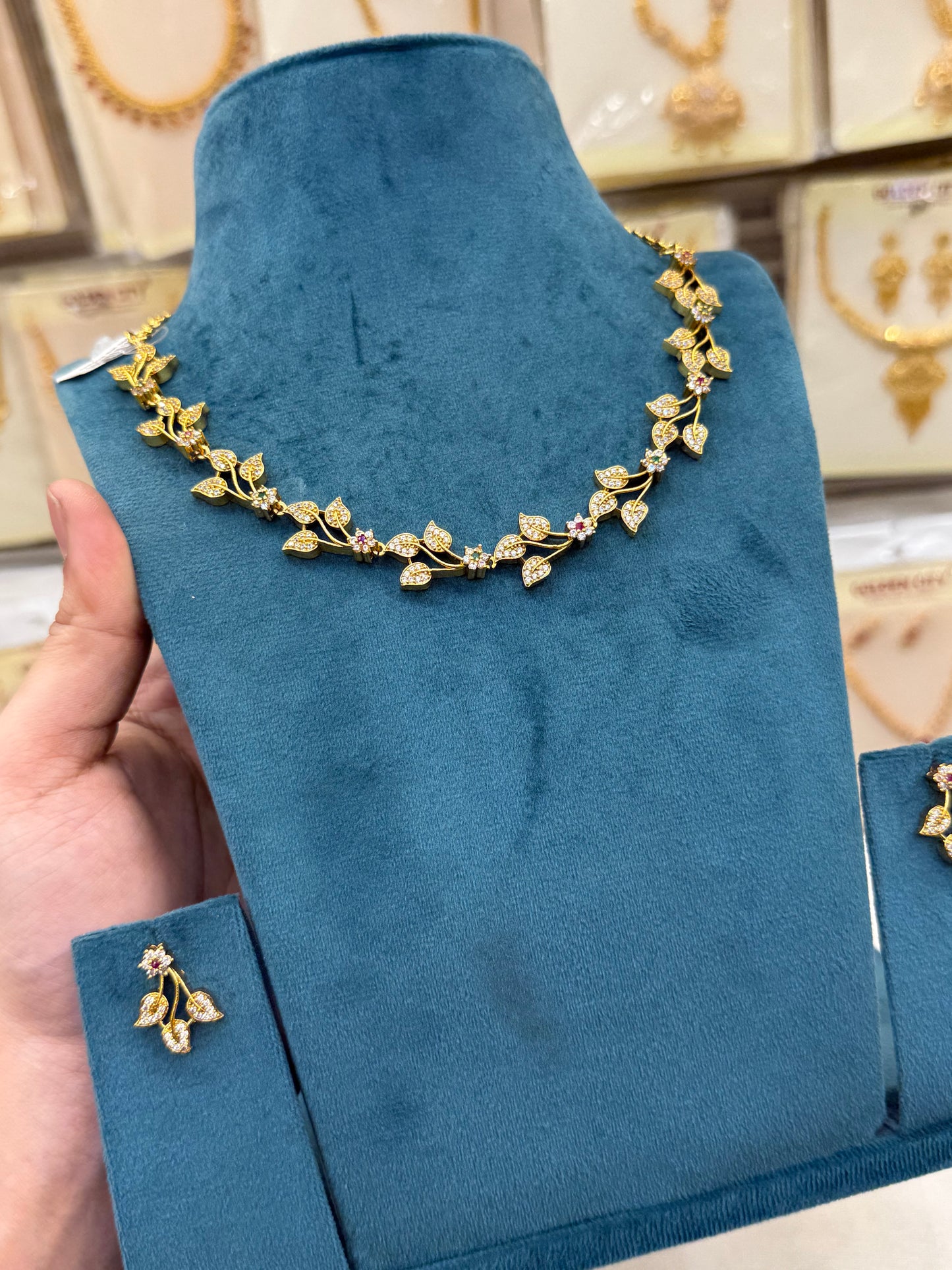 A.D  Elegant Blossom Necklace