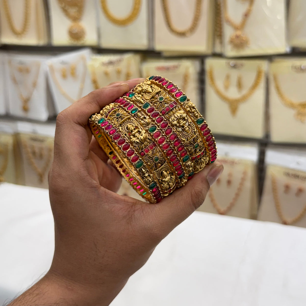 Temple Lakshmi Bridal Bangles
