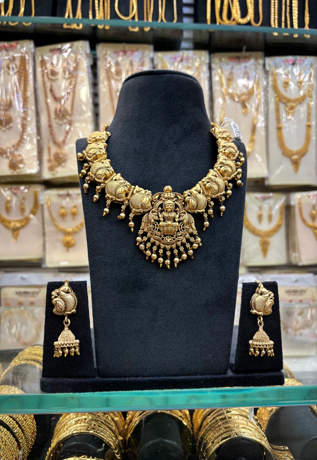 Nagas Work Gold Work Necklace