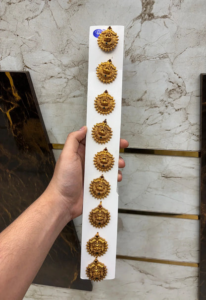Antique Lakshmi  Jada Bila 9 Pcs set