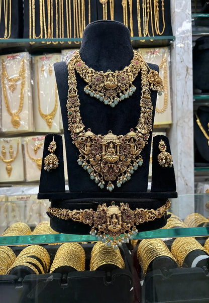 New Heavy Antique Work Bridal Set